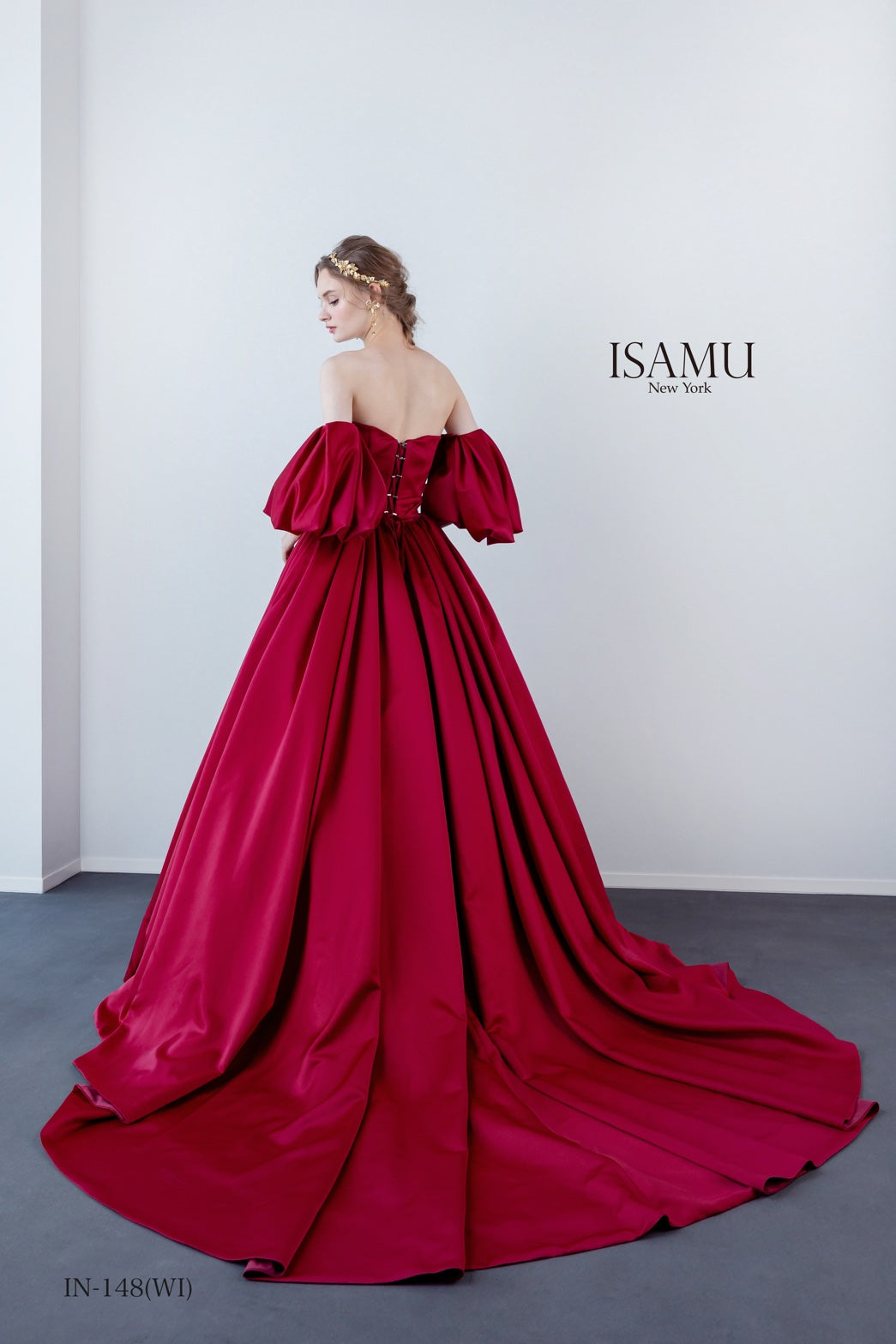 【SALE】ISAMU MORITA BRIDE IN-148 カクテル 【販売衣装】