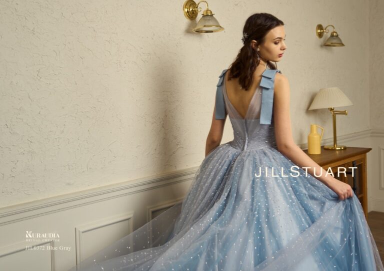 JIL0372 Blue Gray【結婚式 カラードレス レンタル】