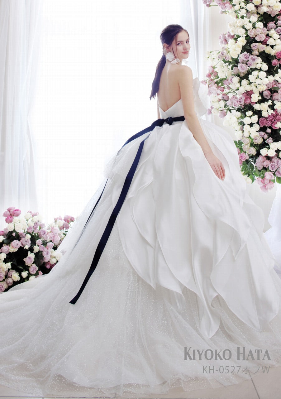 KH-0527 offwhite【結婚式 カラードレス レンタル】
