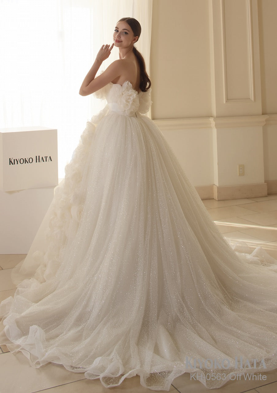 KH0563 offwhite【ウェディングドレス レンタル】