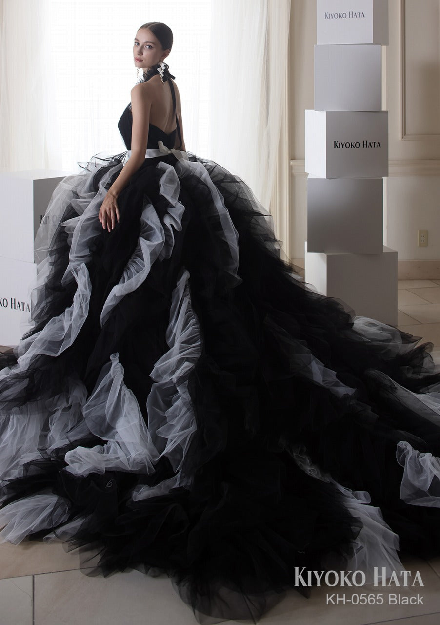 KH0565 black【結婚式 カラードレス レンタル】