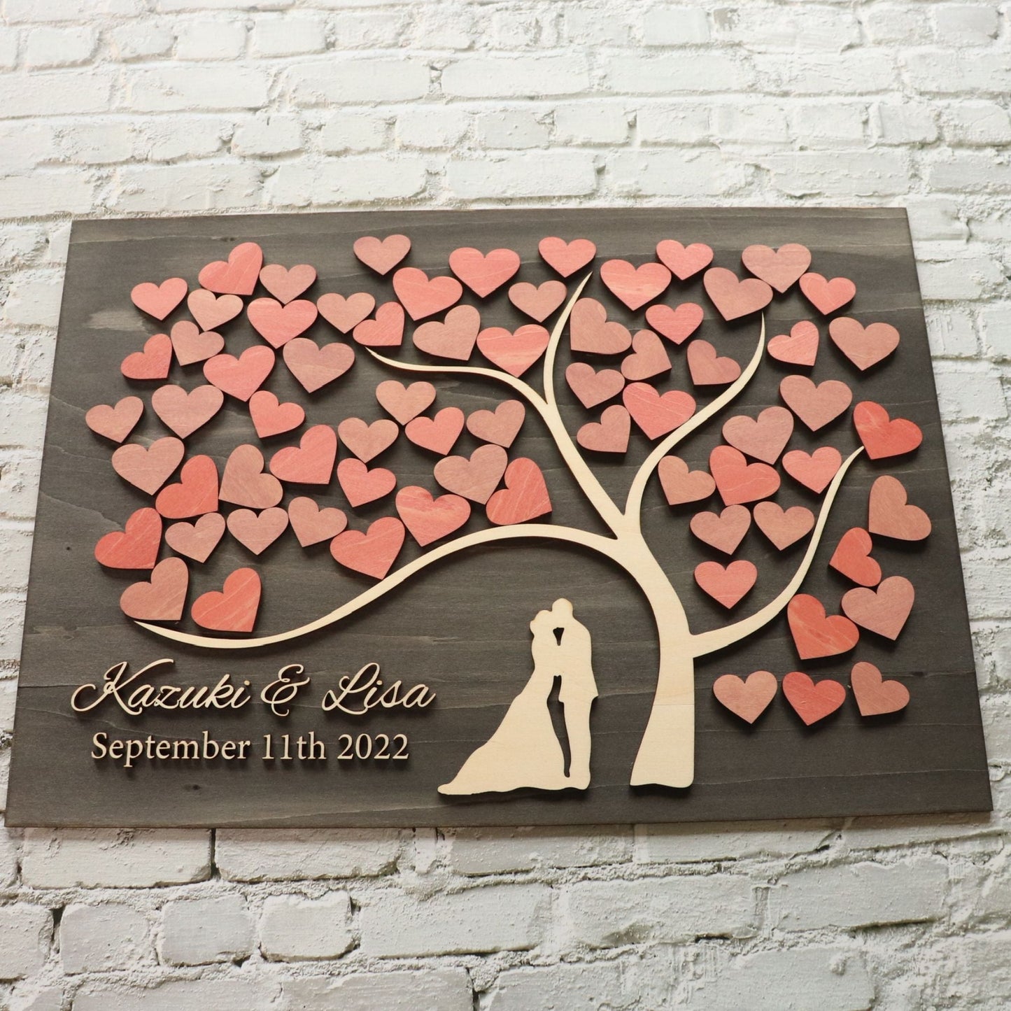 【結婚証明書】樹の下 ハート型 【結婚式 その他ウェルカムグッズ】