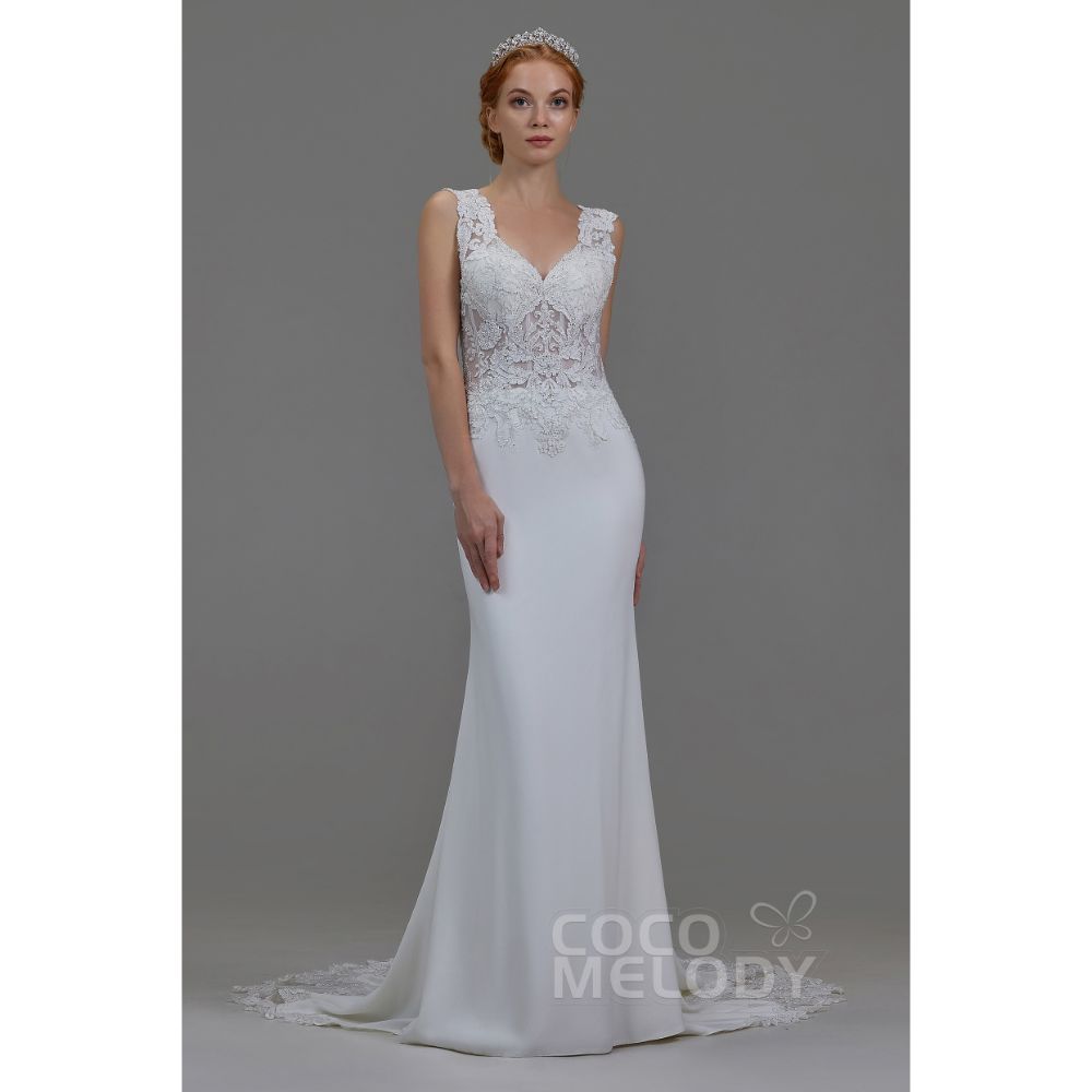 LD5816 レース セクシー マーメイド ウェディングドレス 【ウェディングドレス オーダーメイド】