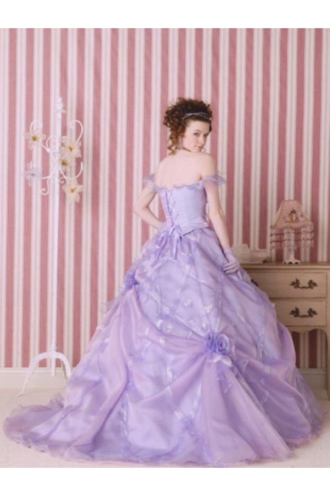 【SALE】カラードレス ラベンダー【販売衣装】