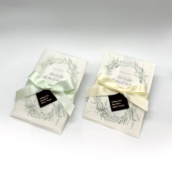 【結婚式 招待状】リーフ(手作りキット)【結婚式 ペーパー 招待状】