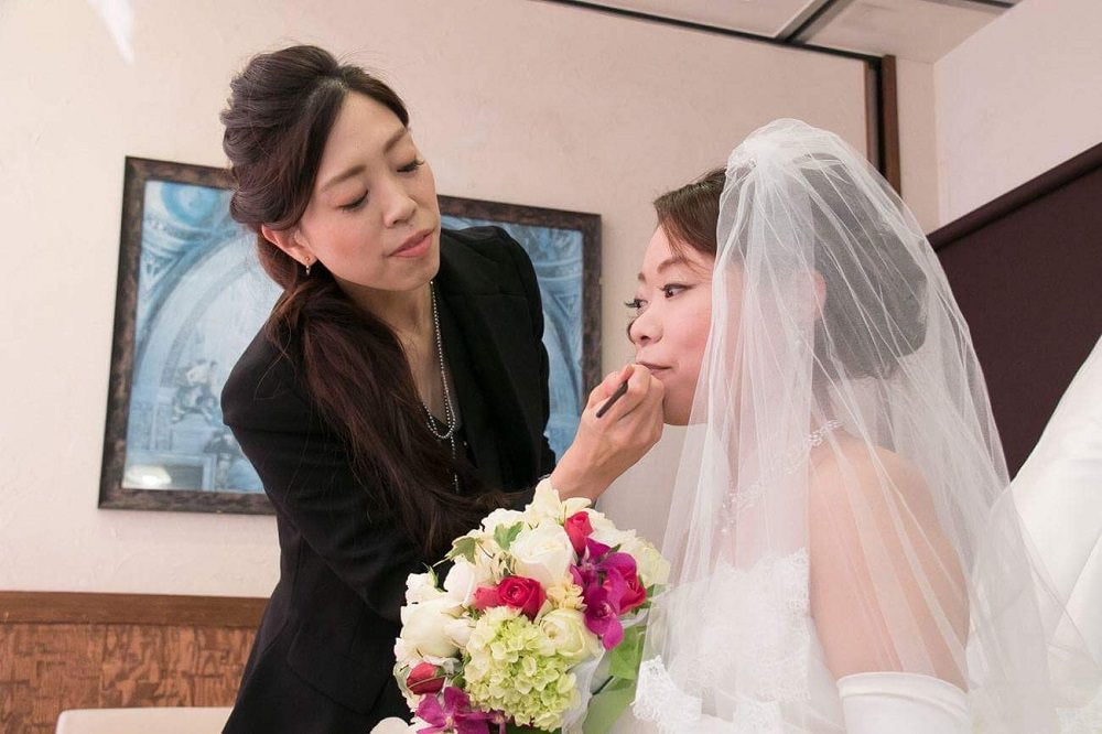 【洋装3着 リハ・アテンド付】Lillyブライダルヘアメイク 披露宴・1.5次会プラン 【結婚式 ヘアメイク 新郎 新婦】