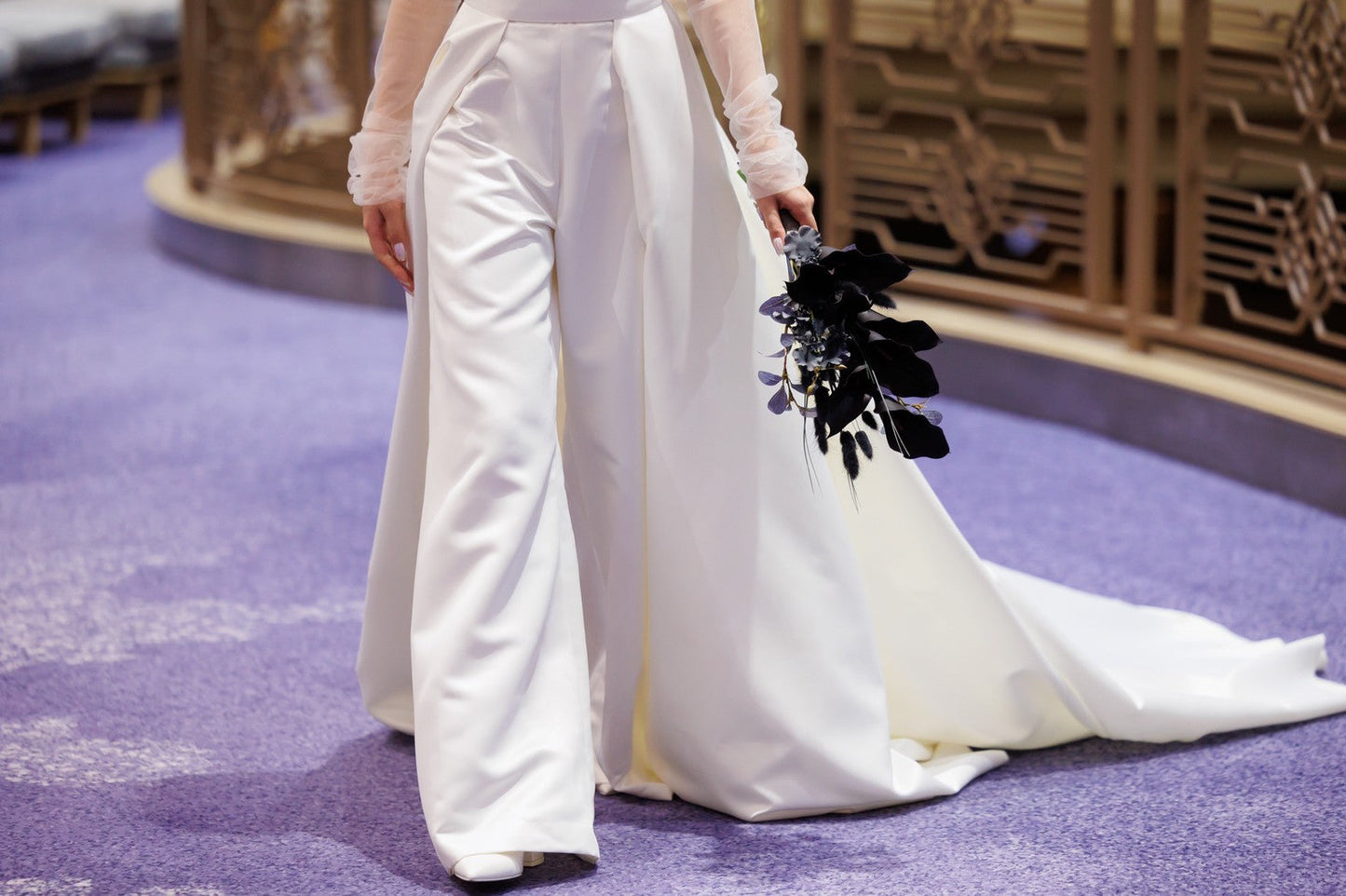 コルセットレースのパンツウエディング 【ウェディングドレス オーダーメイド】