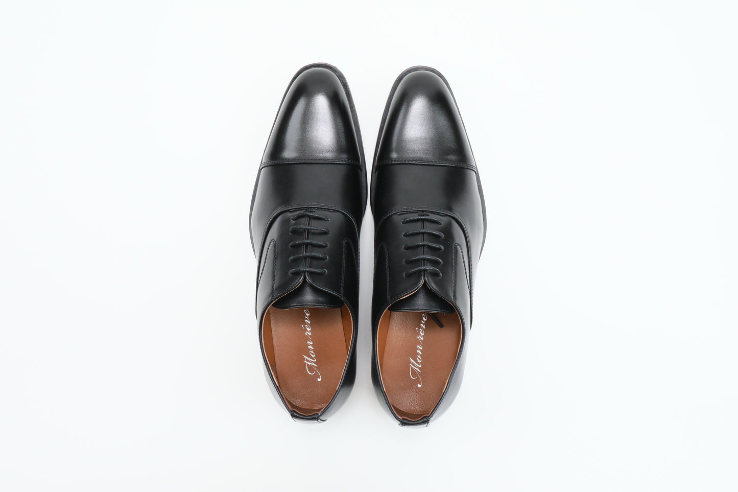 ストレートチップ/3cmヒール/ブラック【結婚式 メンズ シューズ】