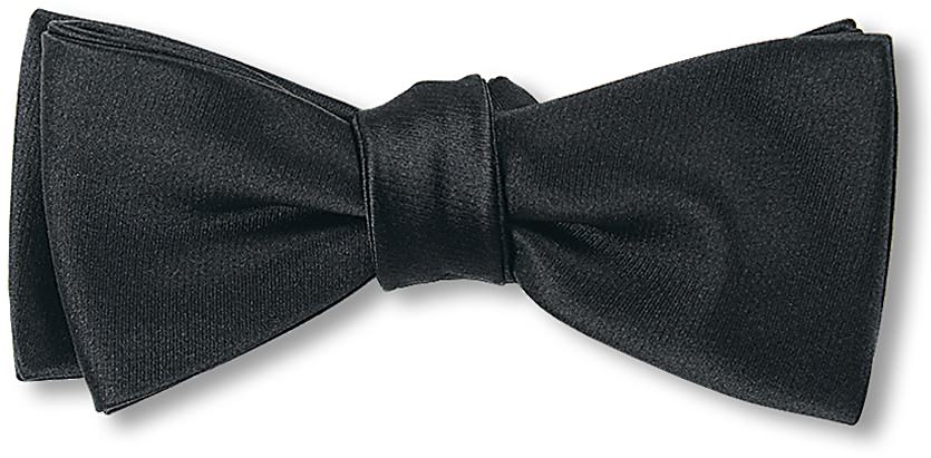 高級素材 拝絹地 使用 手結び 蝶ネクタイ ブラック 【結婚式 蝶ネクタイ】