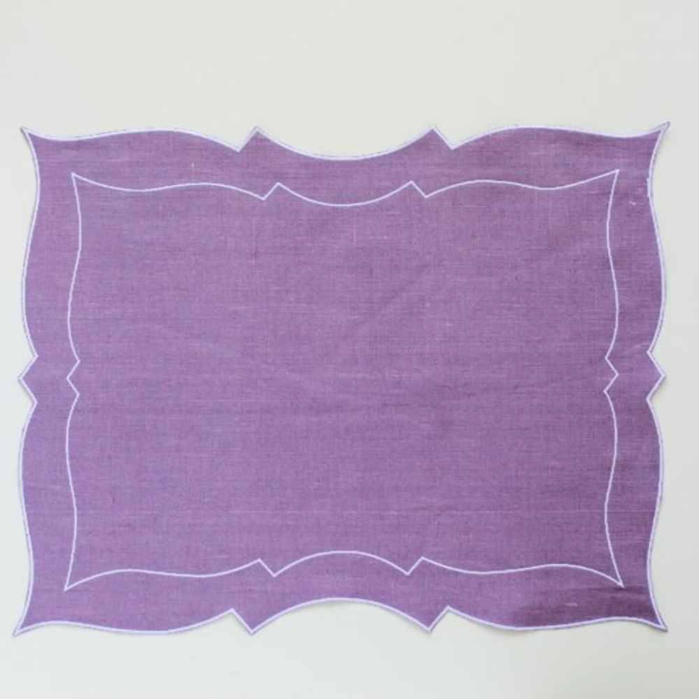 【ランチョンマット】レクタングル(ライラック) 【結婚式 ギフト 引き出物 食器類】