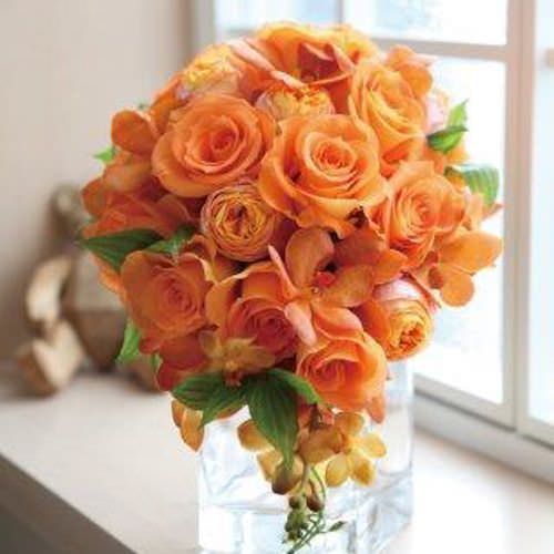 【生花】ウェディングブーケ 【結婚式 フラワー 生花 ブーケ ブートニア】