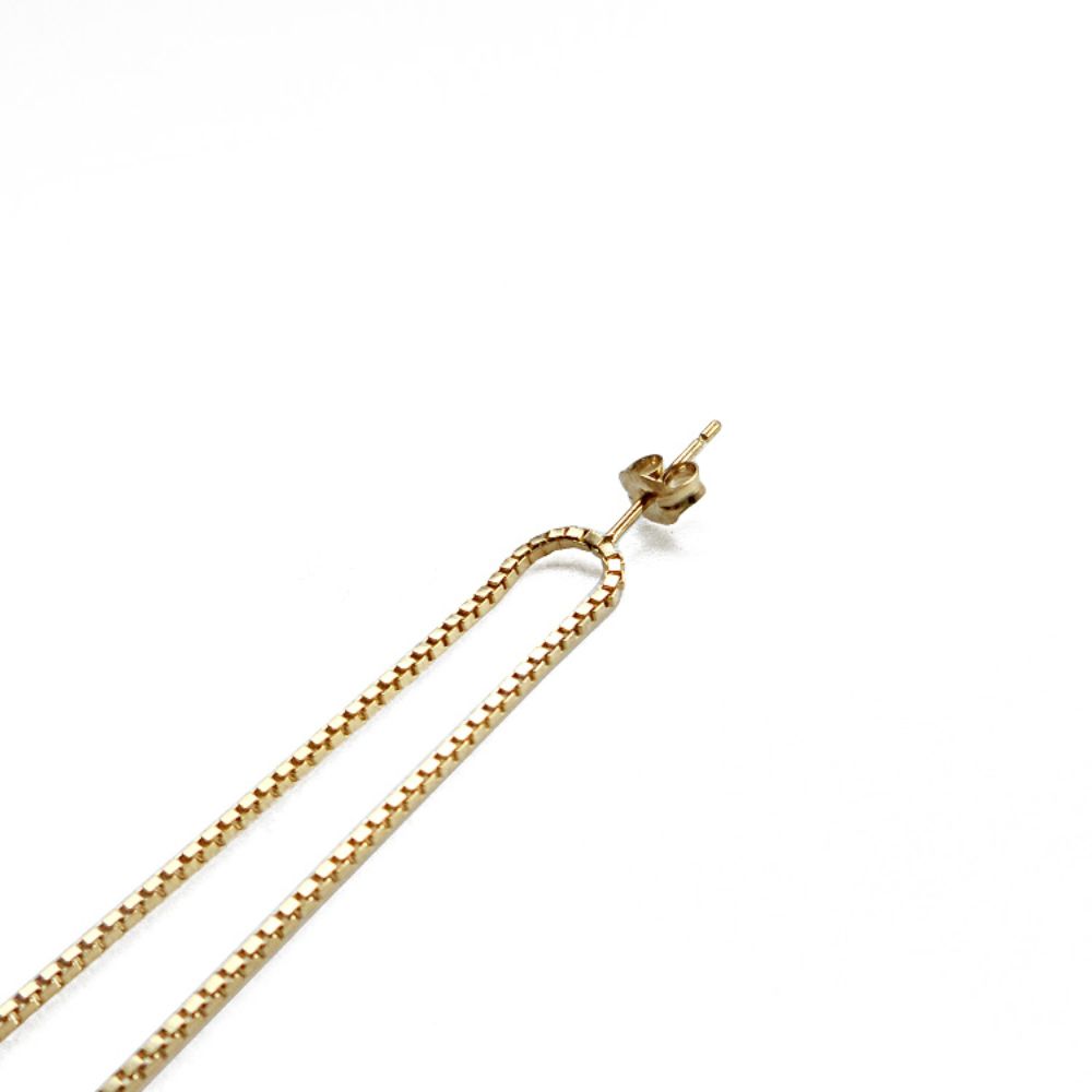 Long chain pierce Gold/ブライダルアクセサリー 【結婚式 ピアス イヤリング】