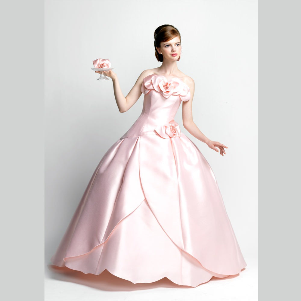 花の精 ベビーピンク 【結婚式 カラードレス レンタル】