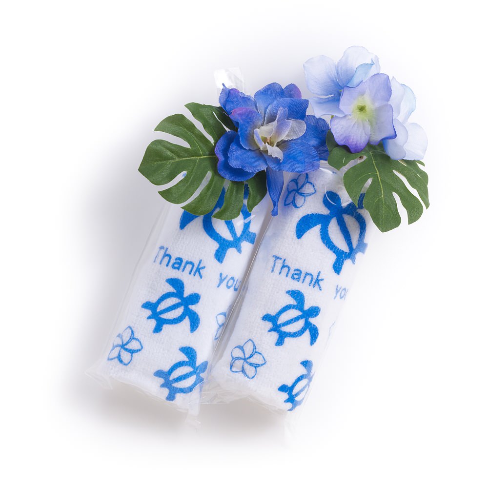 ミニタオル ブルーホヌ(単品) 【結婚式 プチギフト 雑貨】