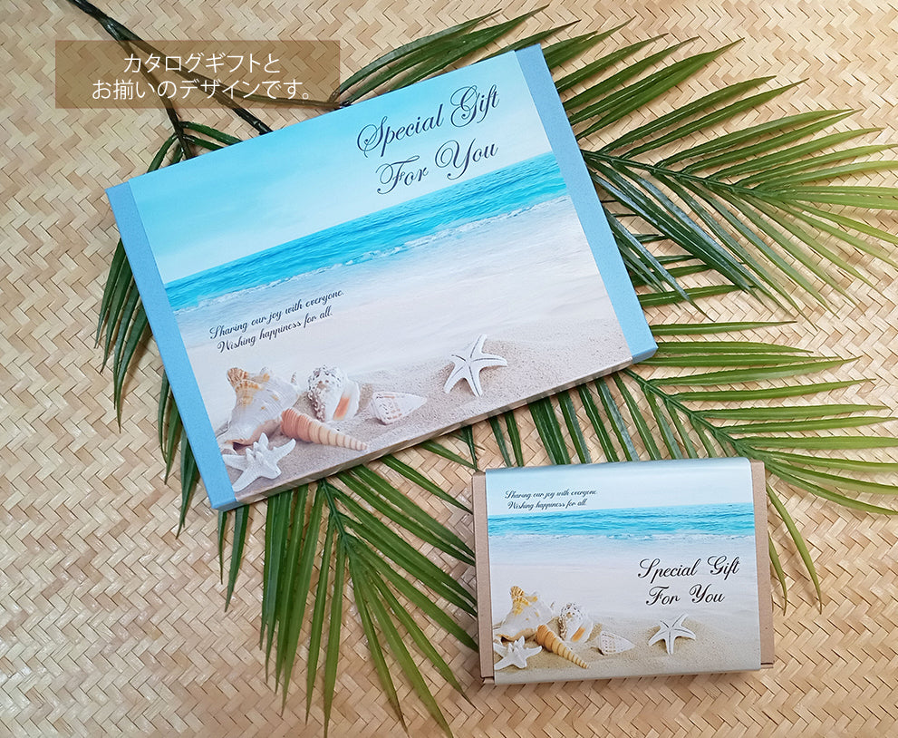 プチBOX コーヒーセット ビーチ シェル 【結婚式 プチギフト 飲み物】