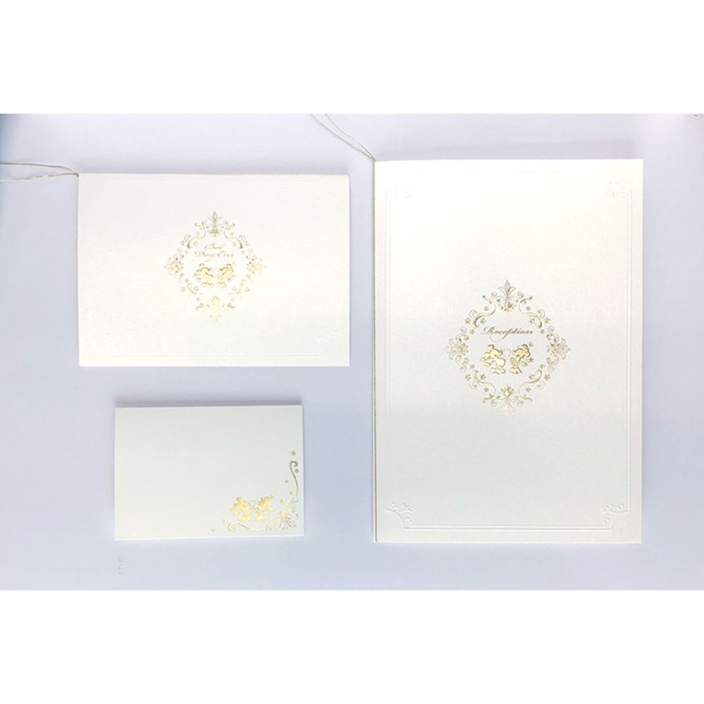 席次表A4サイズ ミッキー&ミニー【結婚式 ペーパー 席次表】