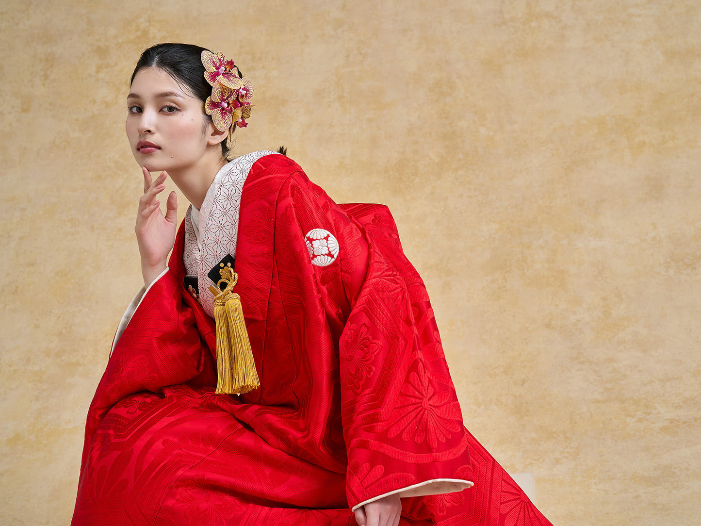 色打掛Ref.5833【結婚式 和装 色打掛 レンタル】