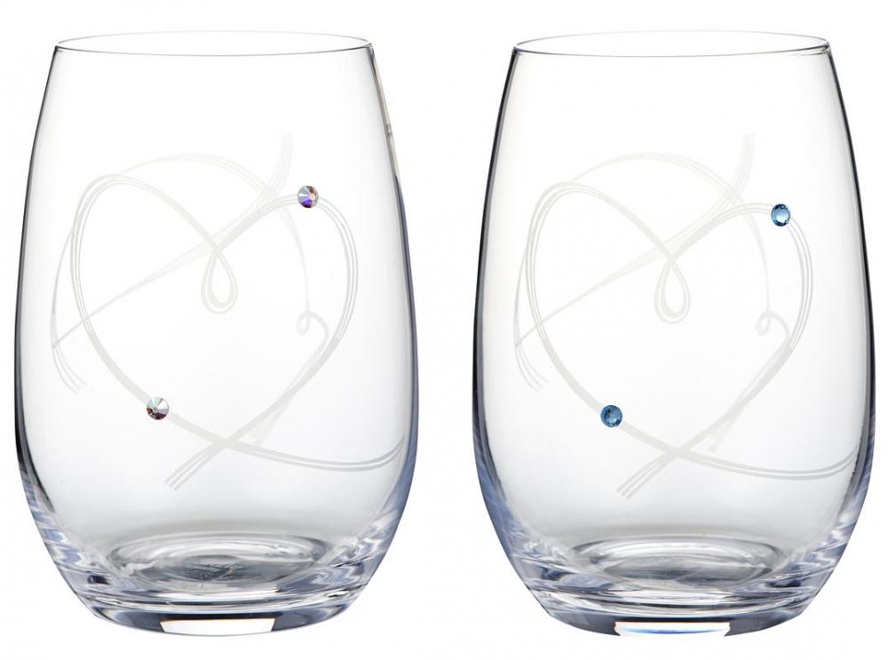 ラムール ペアスワロフスキー付きタンブラー 【結婚式 ギフト 引き出物 食器類】