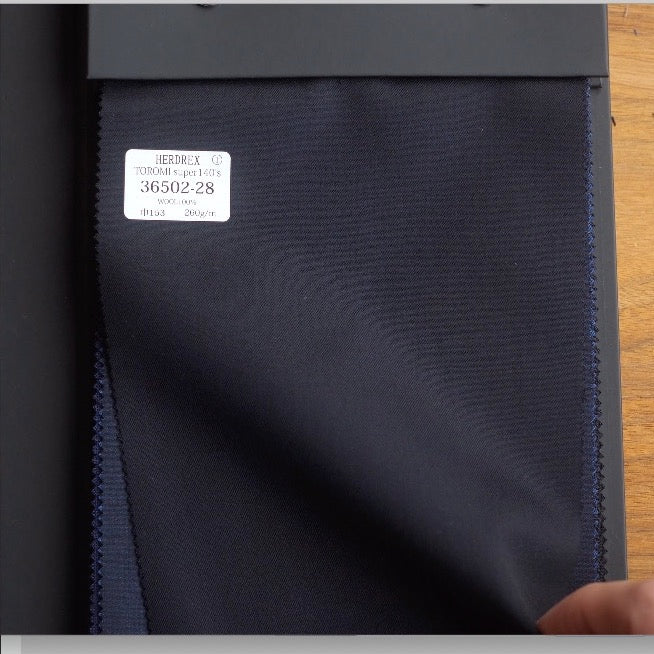 ネイビー系オーダータキシード 国産生地 【結婚式 タキシード オーダーメイド】