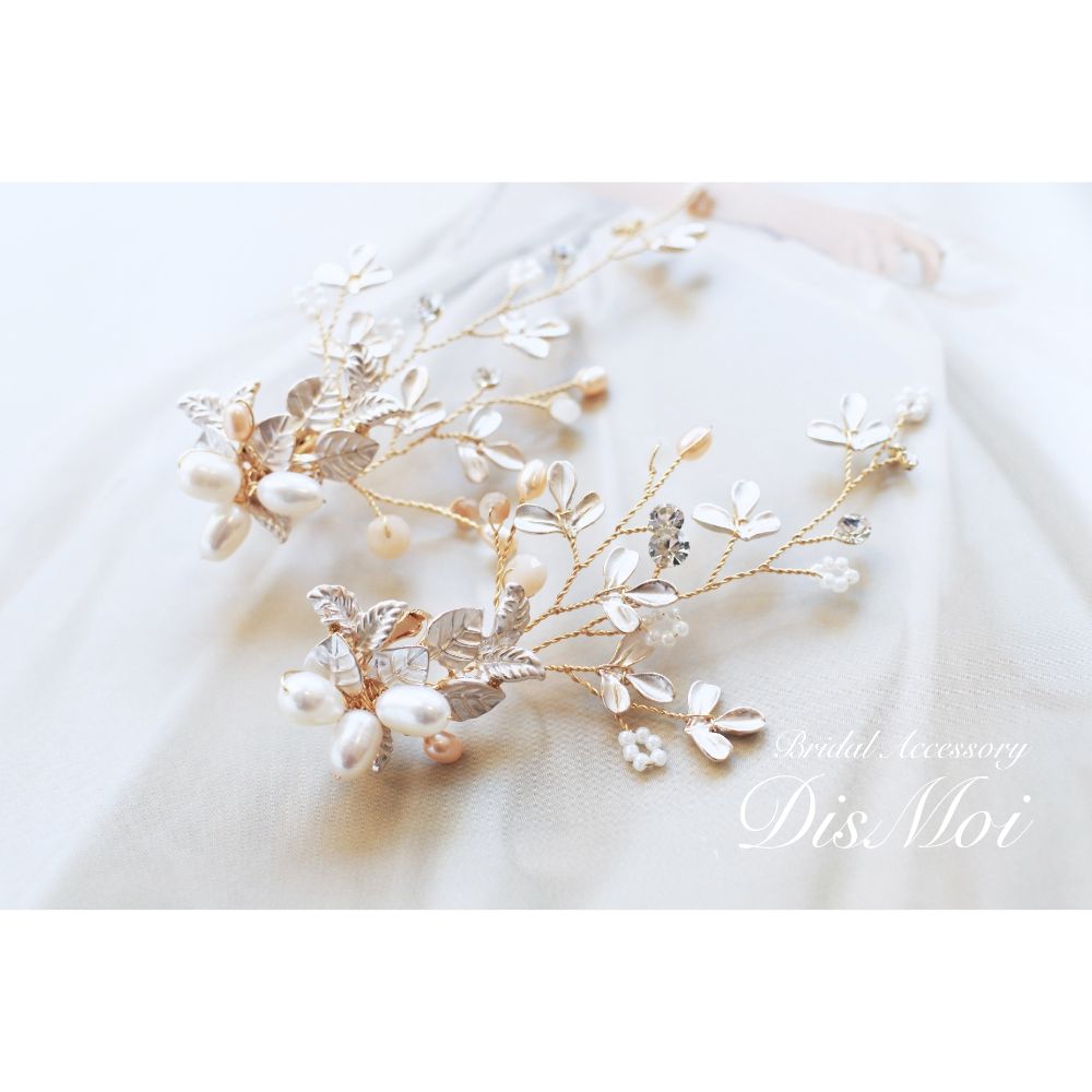 【ピアス・イヤリング】小枝ピアス/イヤリング silver/gold ~ブライダルピアス/イヤリング~ ≪VP-04/VE-04≫ 【結婚式 ピアス イヤリング】