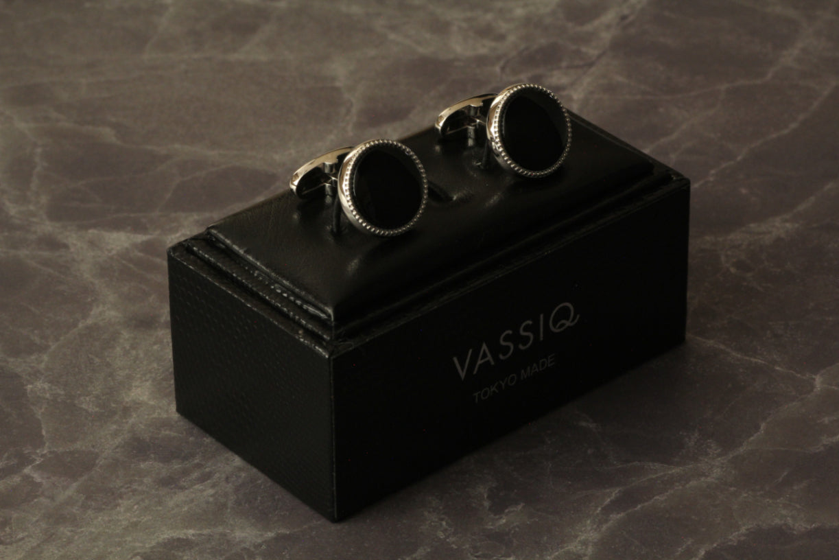 【オニキス】日本製カフリンクス 【結婚式 カフス タイピン 小物】