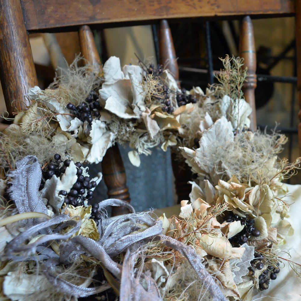 【ドライフラワー】リースブーケ 【結婚式 フラワー ドライフラワー ブーケ ブートニア】