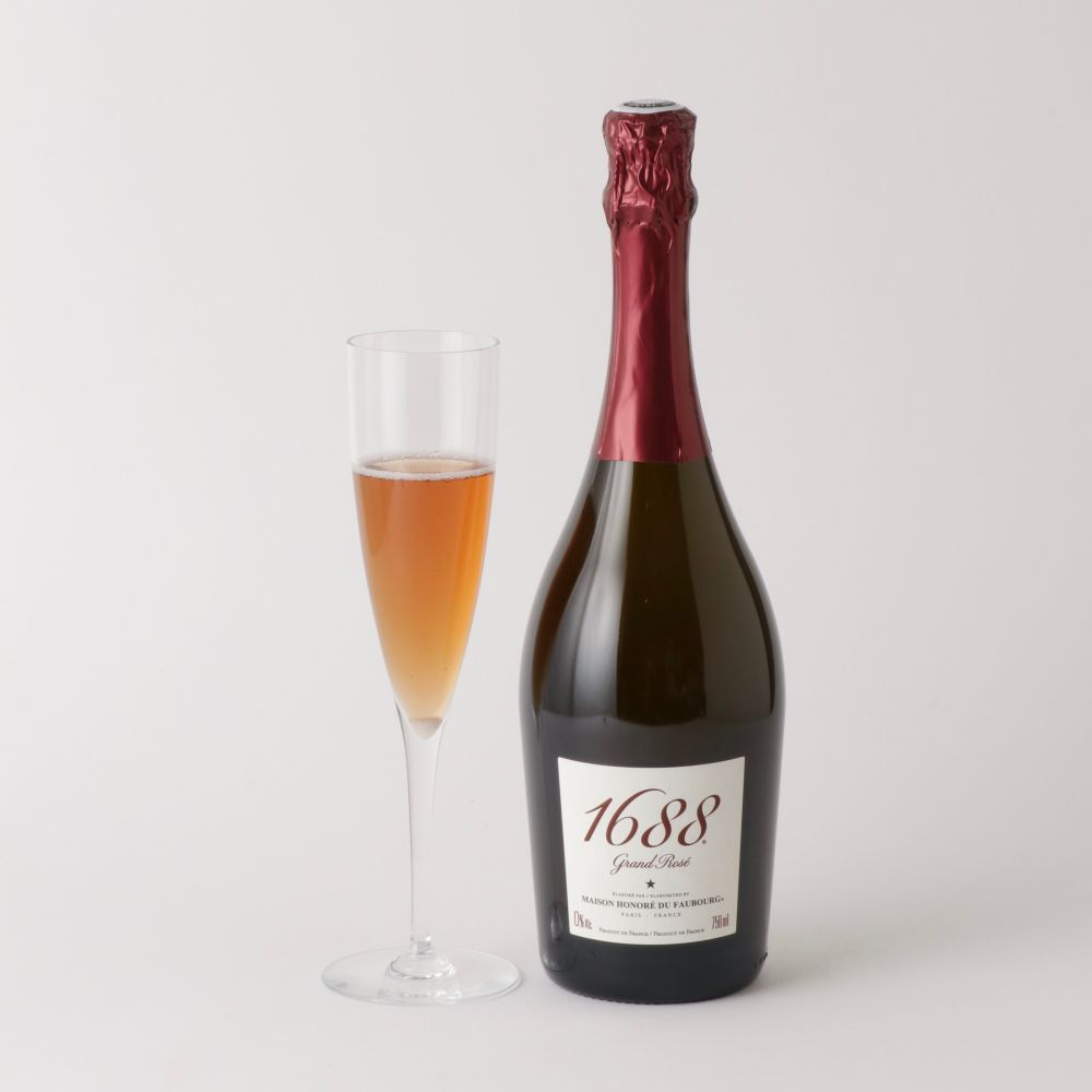 1688 Grand Rosé リースセット フランス製ノンアルコール・スパークリング 【結婚式 ギフト 飲み物】