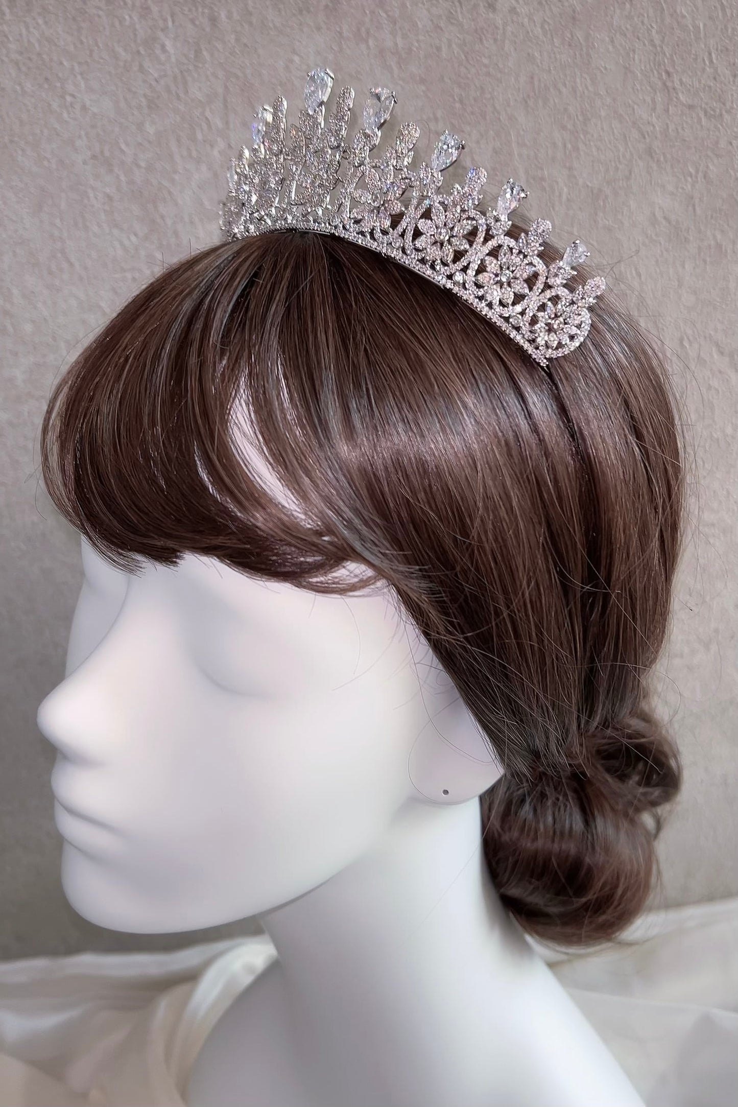 ジルコニアティアラ ~ブライダルティアラ~ ≪ZT-15≫【結婚式 ヘアアクセサリー】