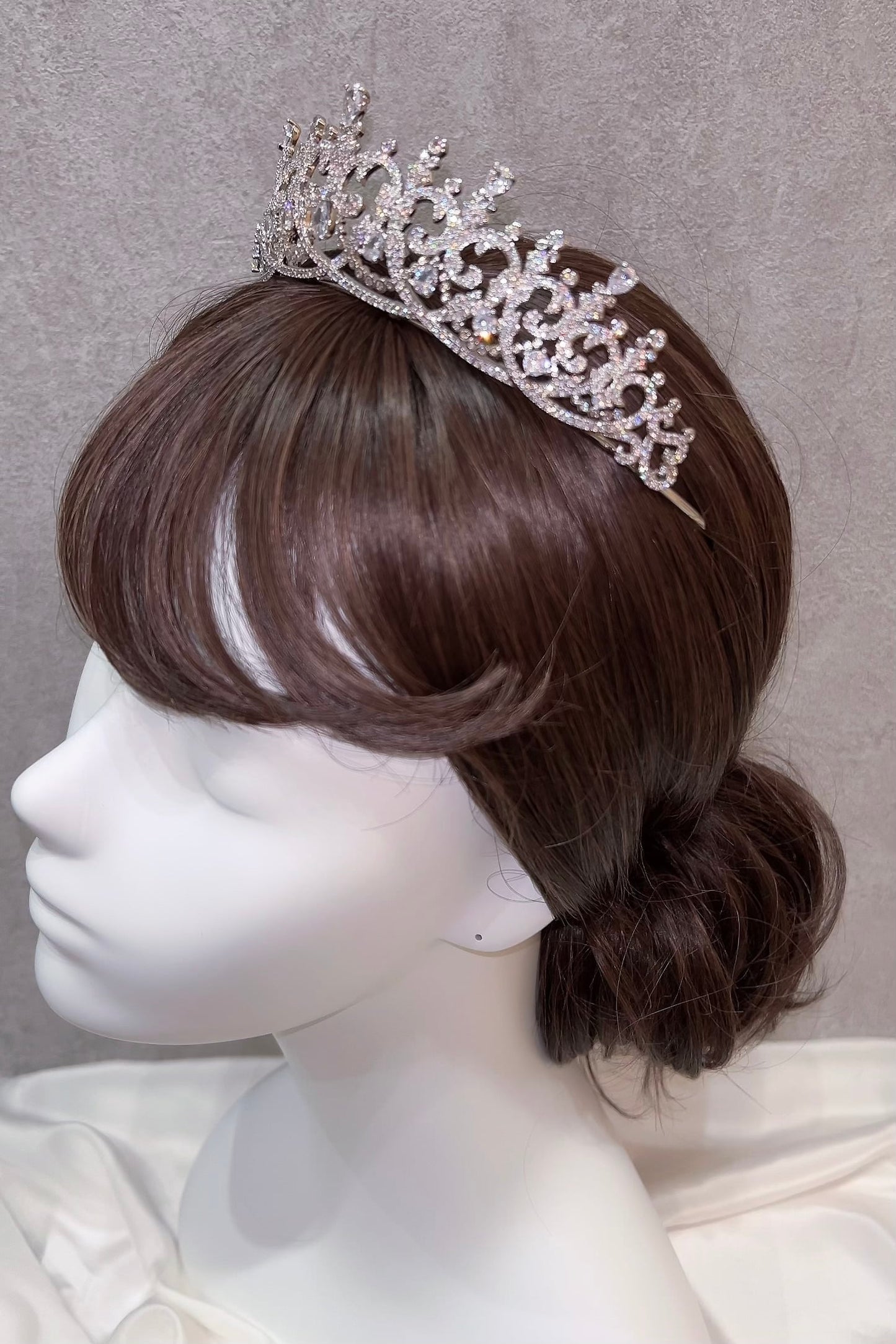 ジルコニアティアラ ~ブライダルティアラ~ ≪ZT-30≫【結婚式 ヘアアクセサリー】