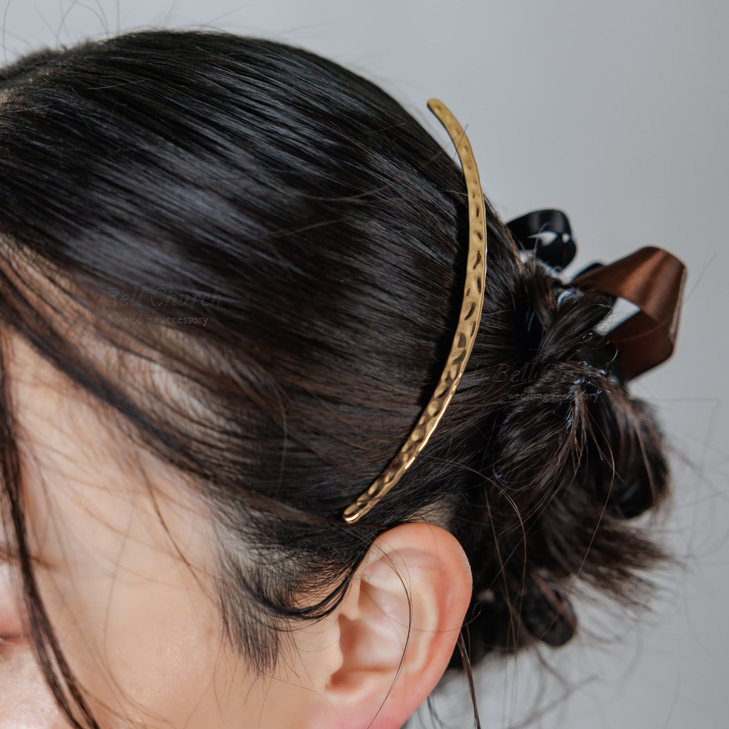 クレセントコーム | 三日月 | シンプル | ゴールド | (BC-H55)【結婚式 アクセサリー ヘッドドレス ヘアアクセサリー】