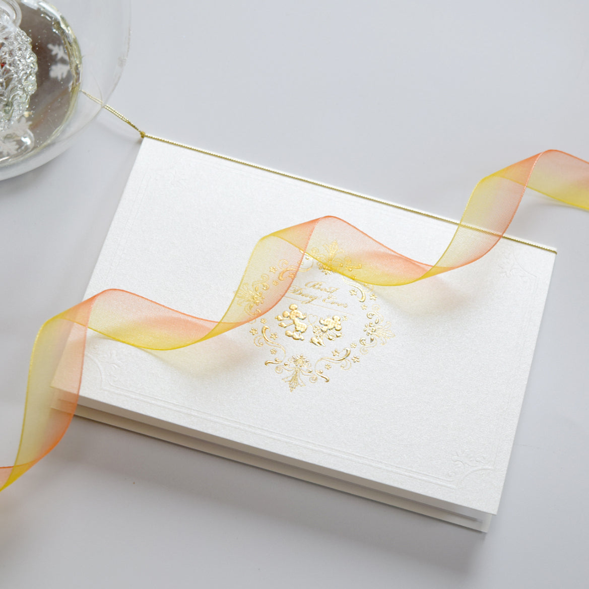 【結婚式 招待状セット】 D.ミッキー&ミニー(印刷込み)【結婚式 ペーパー 招待状】