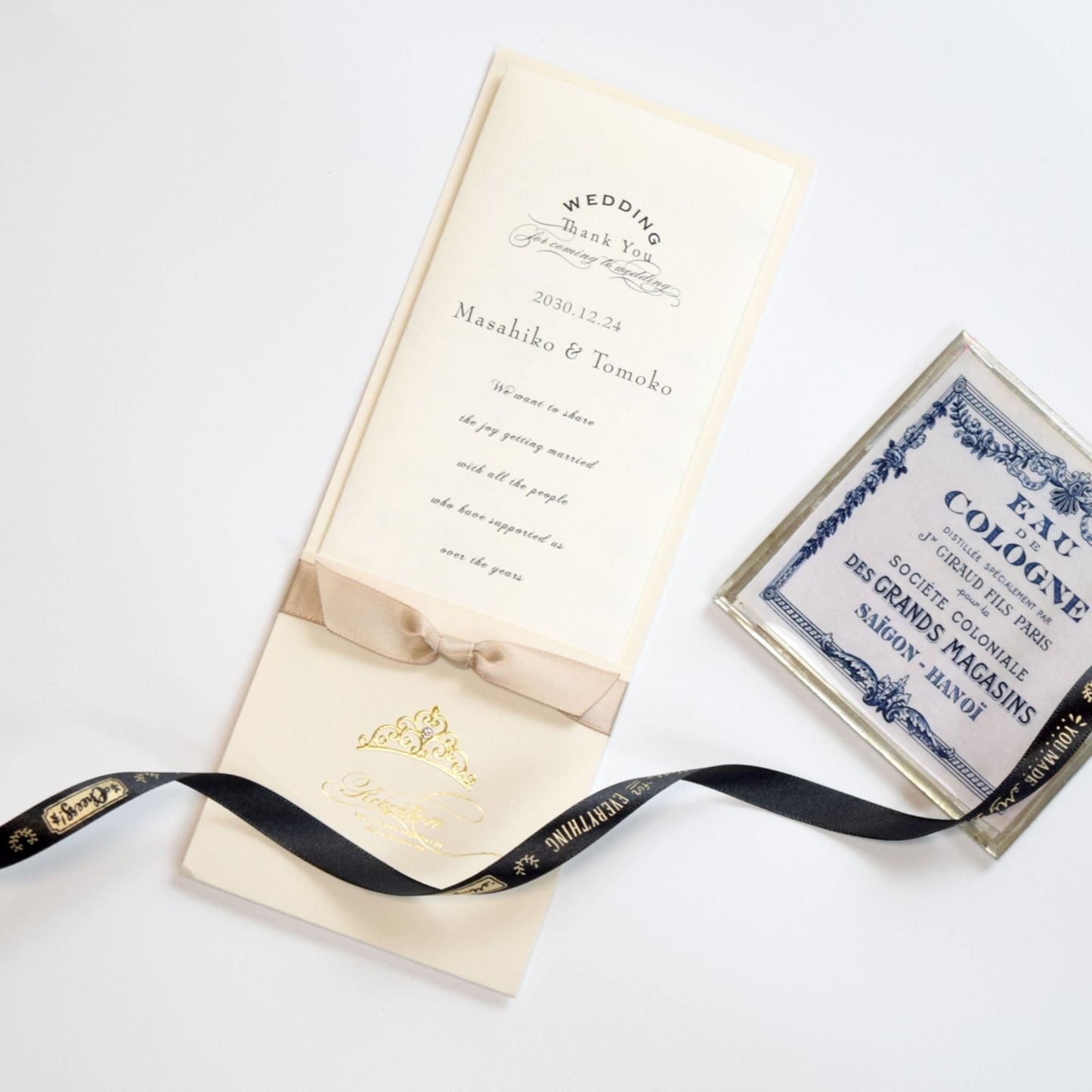 【結婚式 席次表】フィノ ソフトホワイト(印刷込み)【結婚式 ペーパー 席次表】