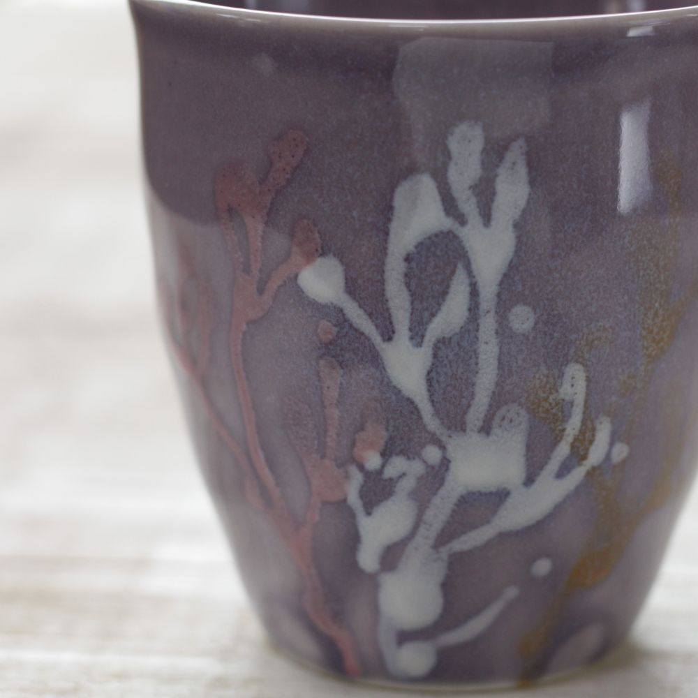 沖縄の海と縁起の良い珊瑚タンブラーペア/紅掛空色【結婚式 引き出物・ギフト】