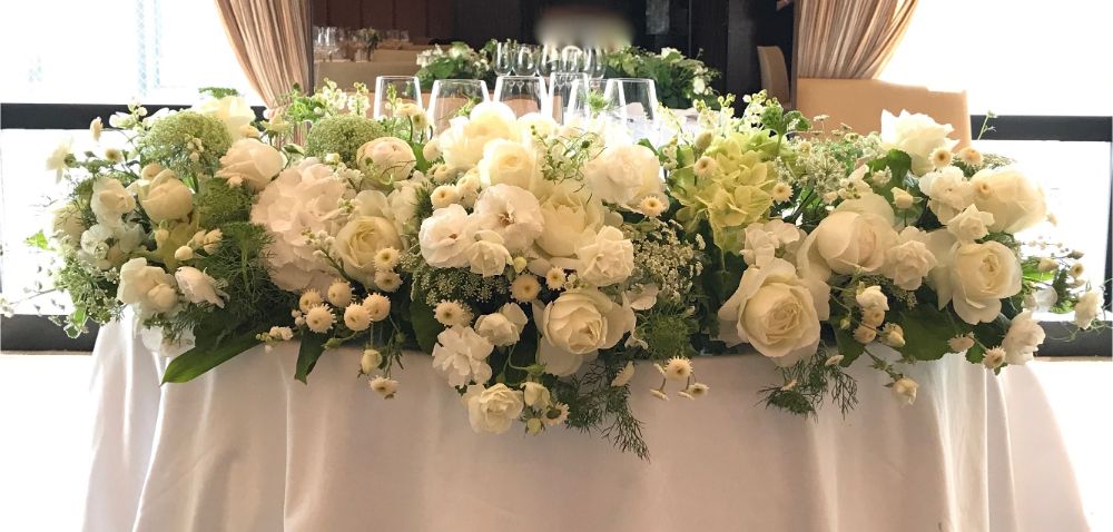 SIB wedding deco natural / メインテーブル 【結婚式 フラワー 会場装花】