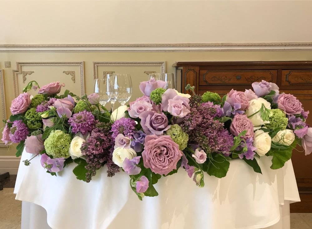 SIB wedding deco vintage / メインテーブル 【結婚式 フラワー 会場装花】