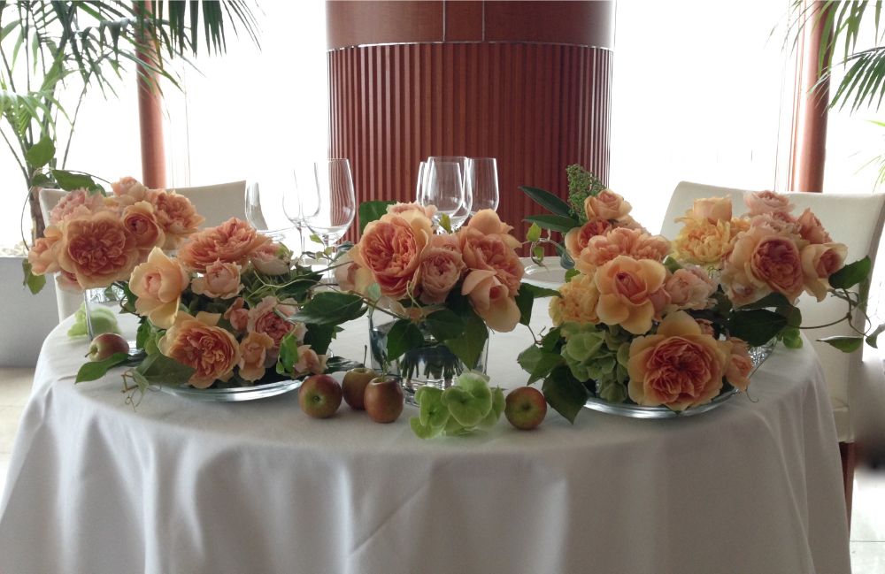 結婚式　テーブル装花　2個セット テーブル装花 結婚式 会場装花 | トキハナ