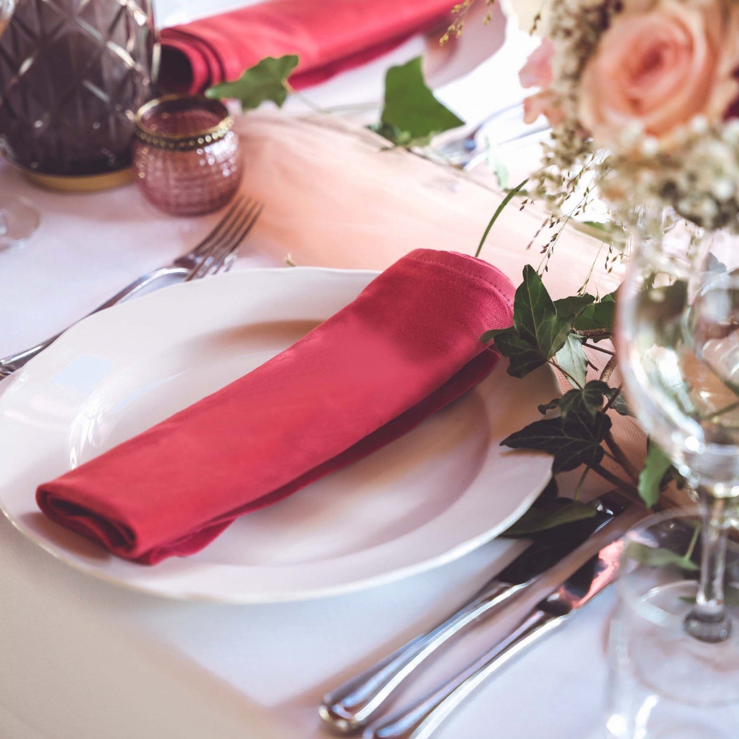 【レンタルナフキン】プレーン 【結婚式 挙式 披露宴 演出グッズ レンタル】