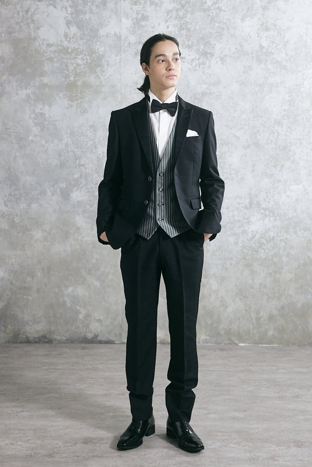 【タキシード】ブラック TuNoah wedding 9272 【結婚式 タキシード】