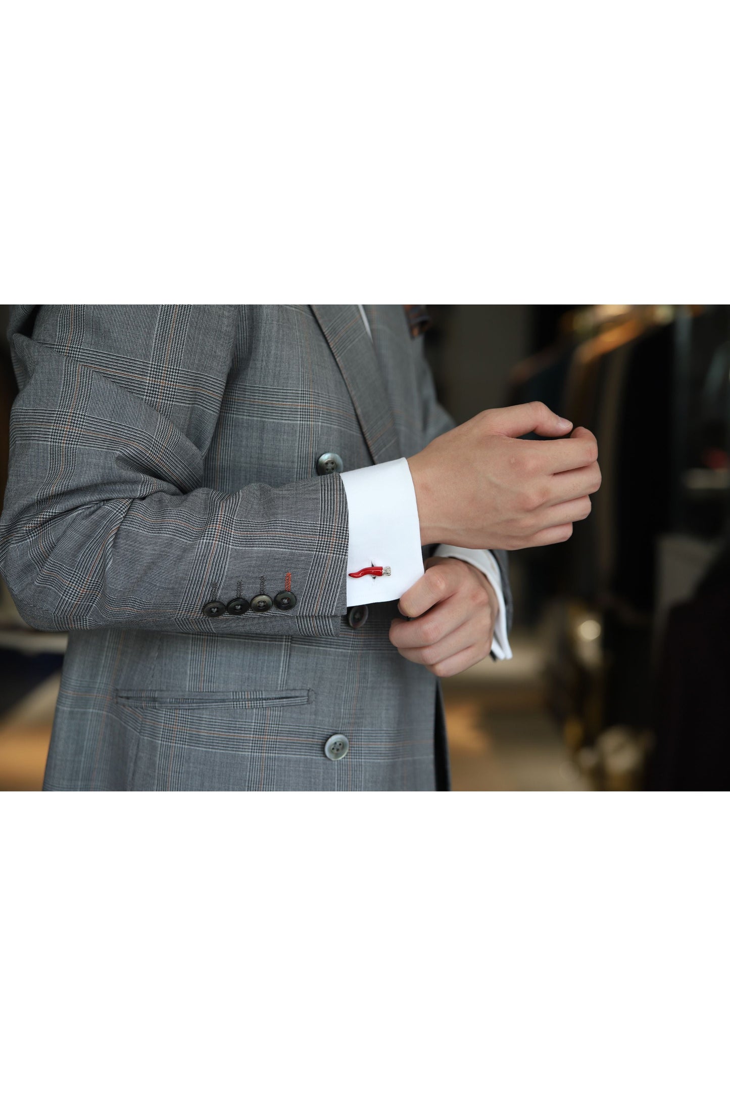 FEFEオリジナルカフリンクス/チリペッパー【結婚式 タキシード】