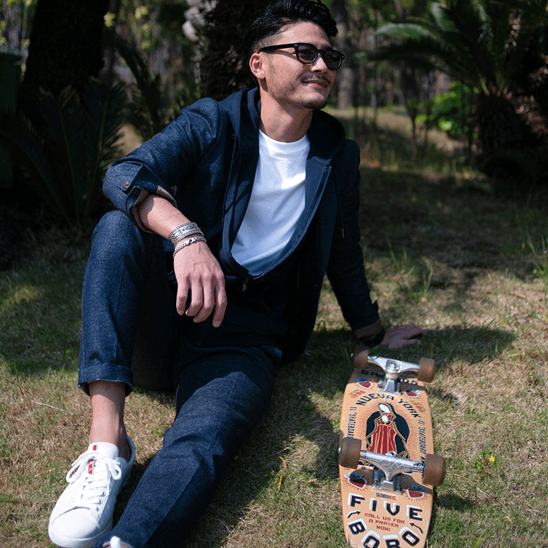 Denim Single/ブルー 【結婚式 タキシード】