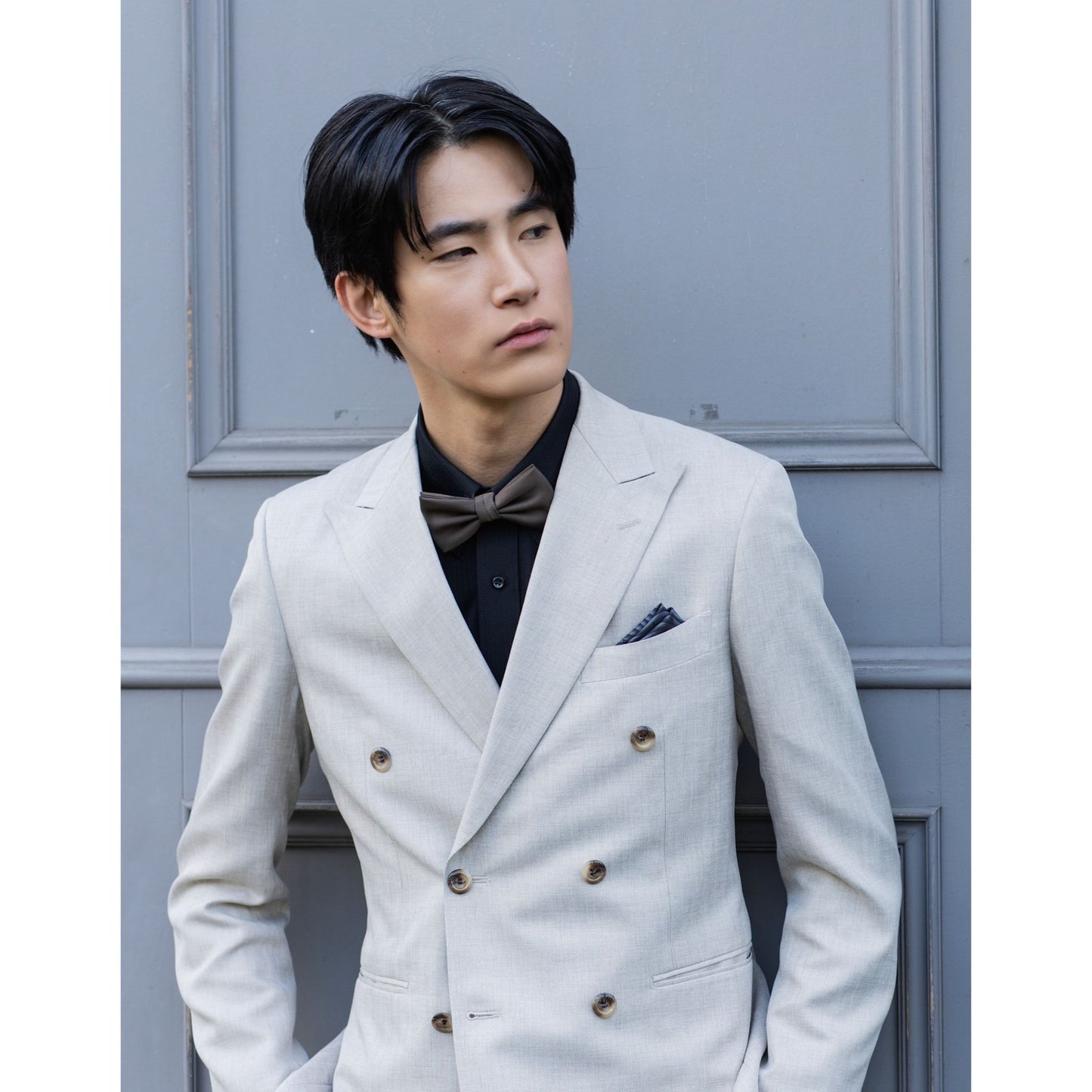 NOA2025-beige【結婚式 タキシード オーダーメイド】