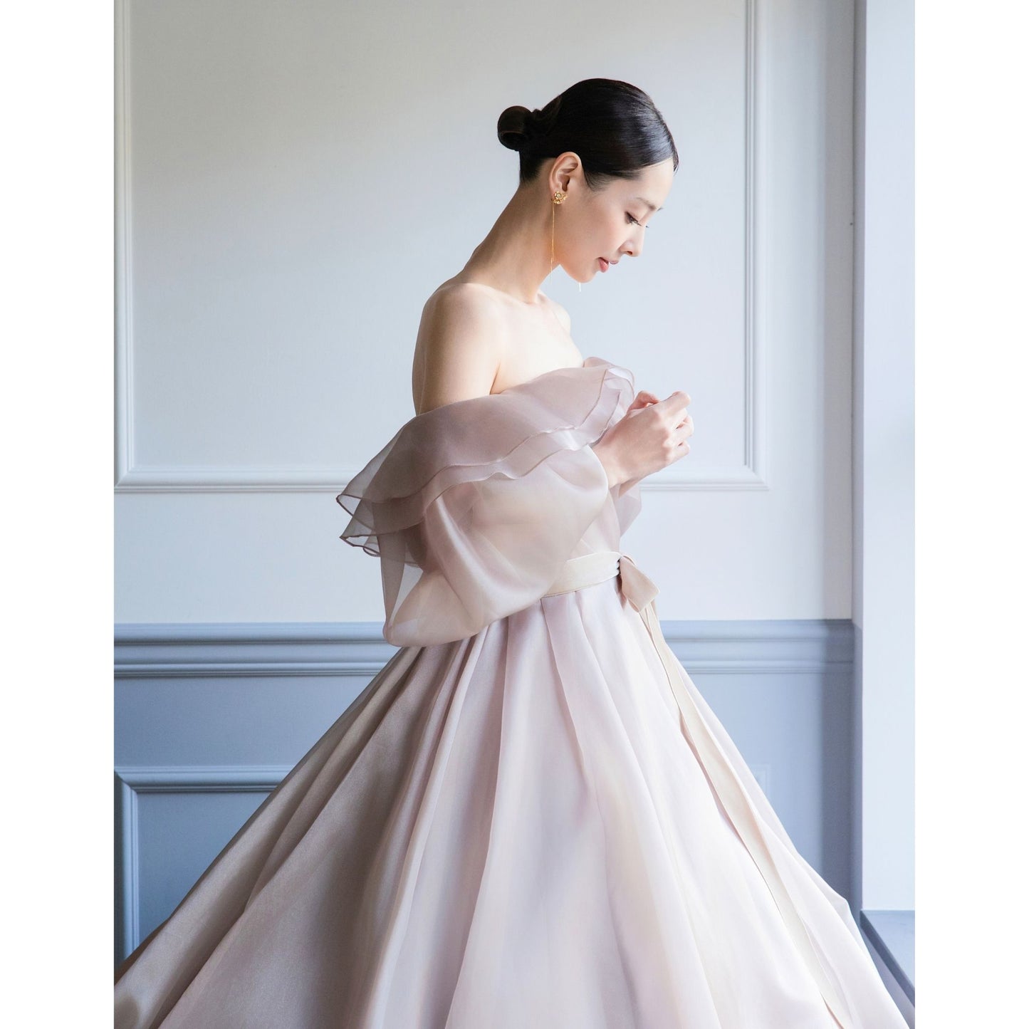 NOA0065_beige【結婚式 カラードレス オーダーメイド】