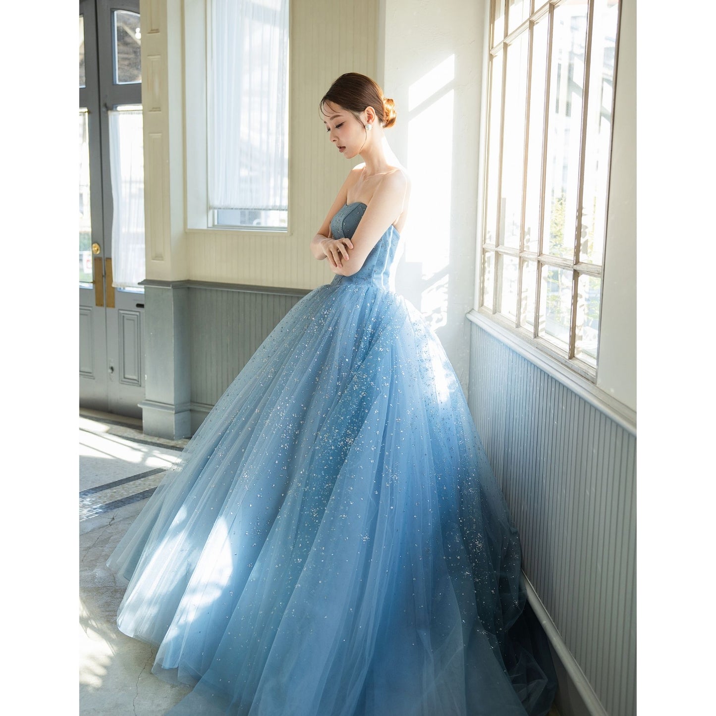 NOA0070_blue【結婚式 カラードレス オーダーメイド】