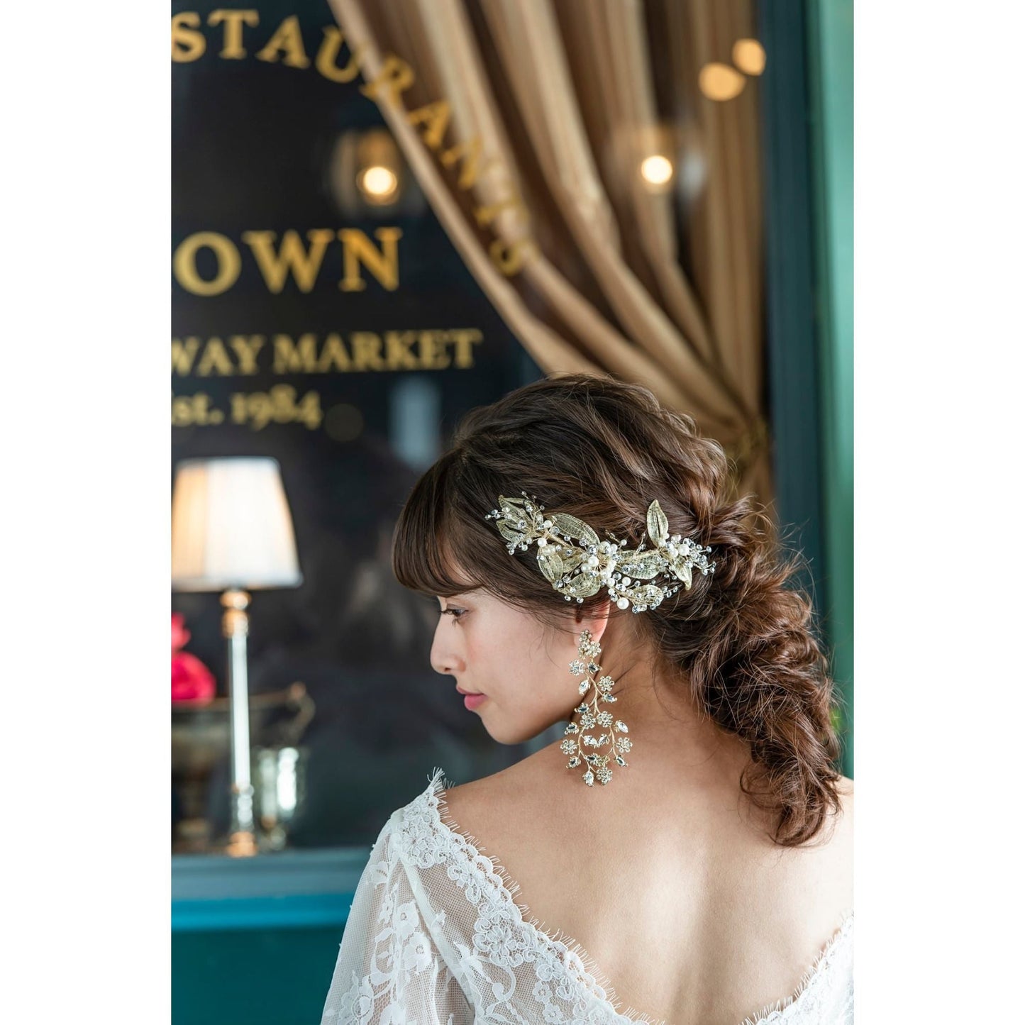 【ピアス】【Ti Adoro Jewelry】Flower Vineピアス 【結婚式 ピアス イヤリング】