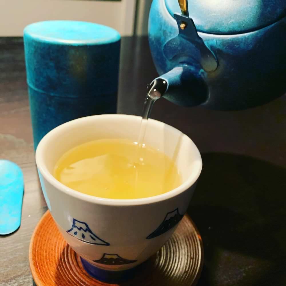 折燕ORI-EN 茶筒(M)【BLUE】 【結婚式 ギフト 引き出物 キッチン用品】