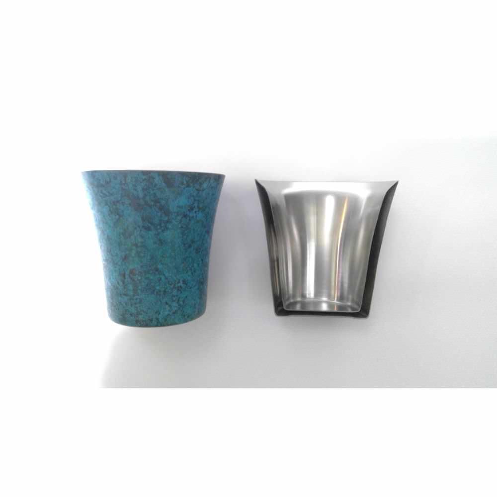 折燕ORI-EN 二重タンブラー260cc【ANTIQUE SILVER】 【結婚式 ギフト 引き出物 食器類】