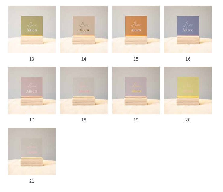 アクリル席札・ネームプレート/Sna10