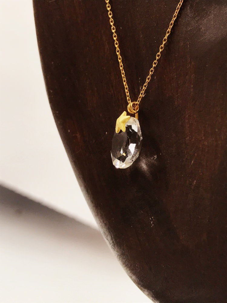 STAR RockCry/M Oval Nc/ブライダルアクセサリー 【結婚式 ネックレス】