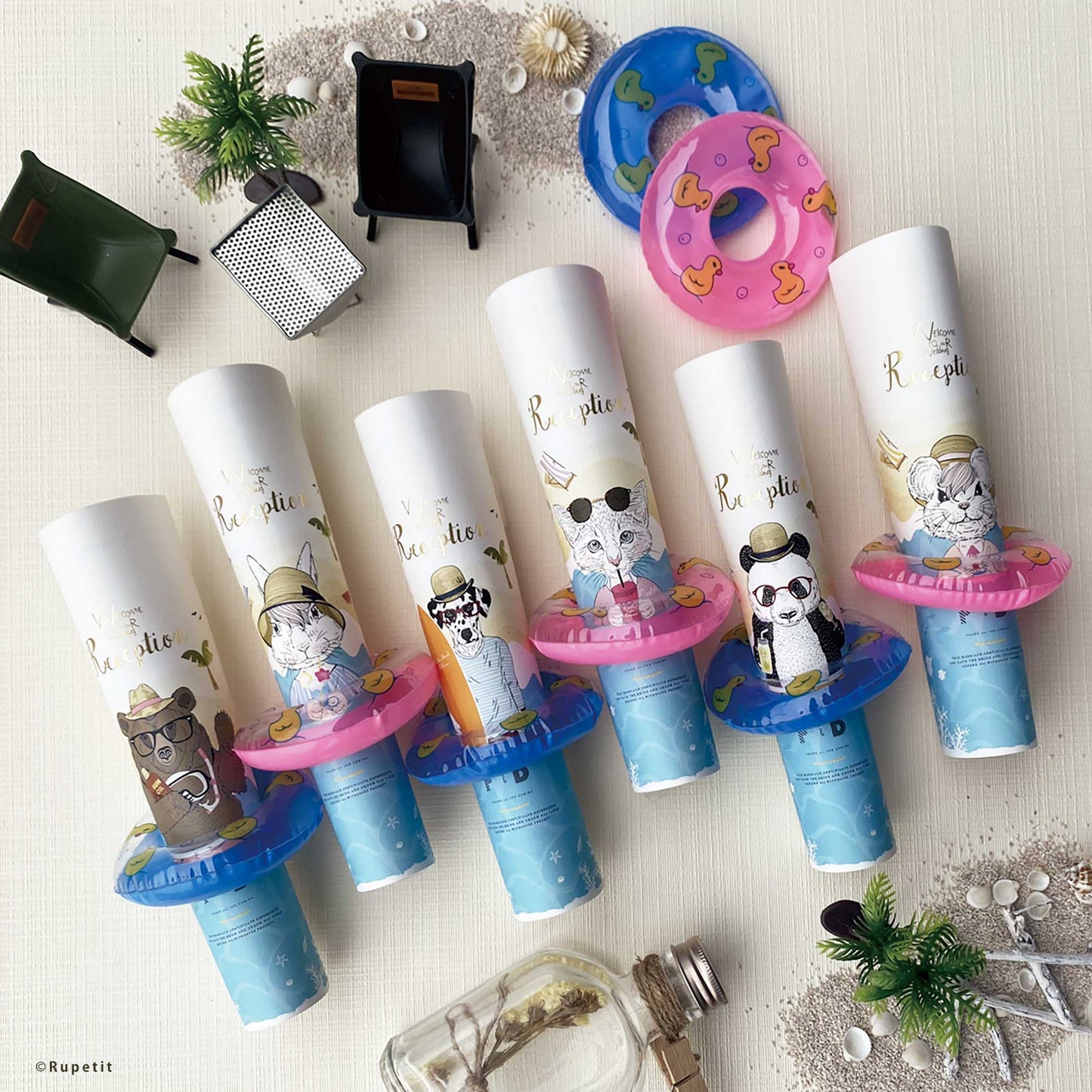 【結婚式 席次表】Summer Roll SET【結婚式 ペーパー 席次表】