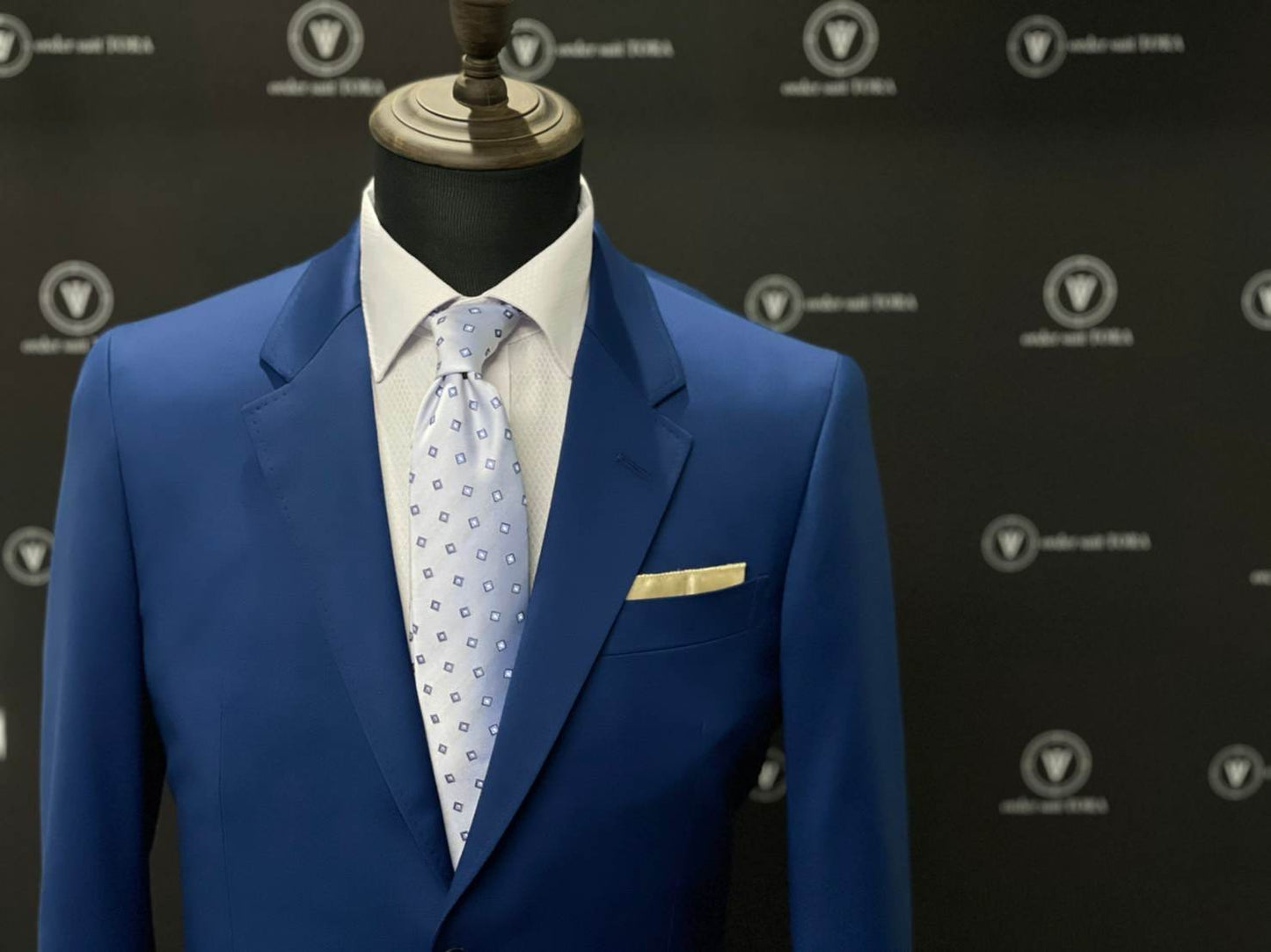 オーダースーツ 【愛知 結婚式 ブルー】 【結婚式 タキシード オーダーメイド】